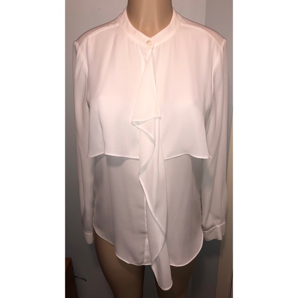 Vince Camuto Tops - Vince Camuto white button down blouse size Small